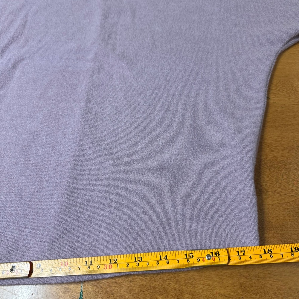ASTR The Label Womens Off Shoulder Long Sleeve Sweater Lilac Dolman Sleeve US L - Picture 8 of 9